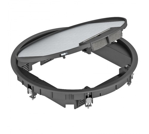 Лючок GESR9U (универсальный) 12xModul45 (полиамид,черный) (GESR9 U 9011)  7405532  OBO Bettermann