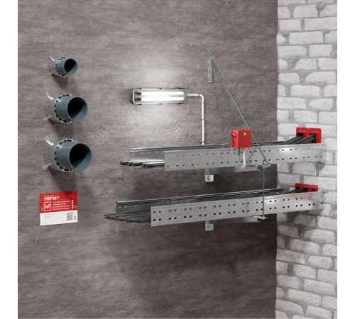 Муфта противопожарная FIREFORT CLUTCH M32 L25 мм  KM-FF-C-32-25   КМ - Профиль