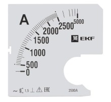 Шкала сменная для A961 2500/5А-1,5 EKF PROxima  s-a961-2500  EKF
