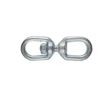 Вертлюг петля-петля оцинк. 6мм (1 шт) - ярлык ( 0,105 кг)  112752  Tech-KREP