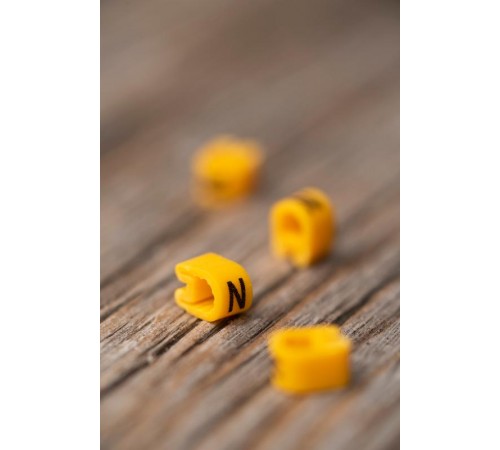 Маркер-кабельный 2,5кв.мм "N" (1000шт.) (ЕС-1) EKF PROxima  plc-KM-2.5-N  EKF