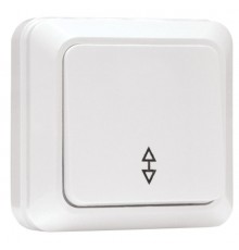 Рим Выключатель проходной 1-клавишный 10А белый EKF  ENV10-025-10  EKF