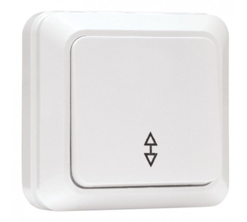 Рим Выключатель проходной 1-клавишный 10А белый EKF  ENV10-025-10  EKF