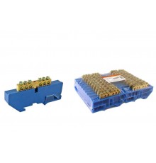 Шина "N" нулевая с изолятором на DIN-рейку 6x9мм стойка бол. 6 групп   SQ0801-0026  TDM