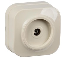 РТВ20-ХК Розет. 1-ая телевиз. о/у GLORY кремовый  EAH10-K33  IEK