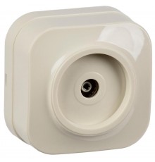 РТВ20-ХК Розет. 1-ая телевиз. о/у GLORY кремовый  EAH10-K33  IEK