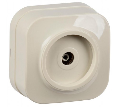 РТВ20-ХК Розет. 1-ая телевиз. о/у GLORY кремовый  EAH10-K33  IEK