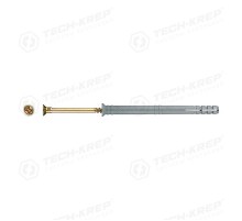 Дюбель-гвоздь 8х100 пот. манжета (полипропилен) (50 шт) - ведро ( 0,715 кг)  126858  Tech-KREP