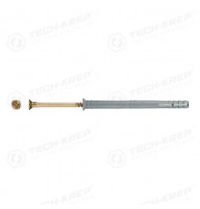 Дюбель-гвоздь 8х100 пот. манжета (полипропилен) (50 шт) - ведро ( 0,715 кг)  126858  Tech-KREP