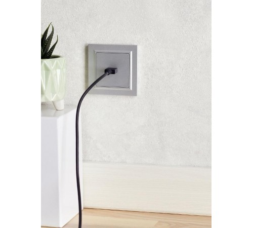 BRITE Розетка HDMI РHDMI-0-БрА алюминий   BR-H10-K47  IEK