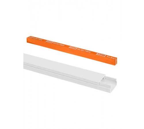 Кабель-канал 15х10 (12 шт по 1 м) белый (розн.упак.)  SQ0402-4802  TDM