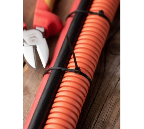 Хомут нейлоновый ЧЕРНЫЙ 2,5х150 (уп./100шт) EKF Simple  plc-cb-2.5x150  EKF