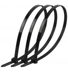 Кабельная стяжка ЭРА NO-225-188 (хомут) нейлоновая 4.8 х 450 мм чёрная (100 шт/уп) Б0066004ЭРА