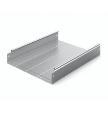 Металлический лоток неперфорированный 400х80х3000, толщ. 1,0 мм, гор. цинк, 313480  ЛНМЗТ-400х80х3000-1,0-ГЦ   Ostec