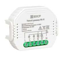 Умный диммер в подрозетник 2-канальный Wi-Fi  Connect sdsh-2g-wf EKF