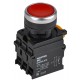 Кнопка с подсвет. и фикс. d=22мм 1NO+1NC красная MASTER  MI-BT60-11TD-3-11-K04  IEK