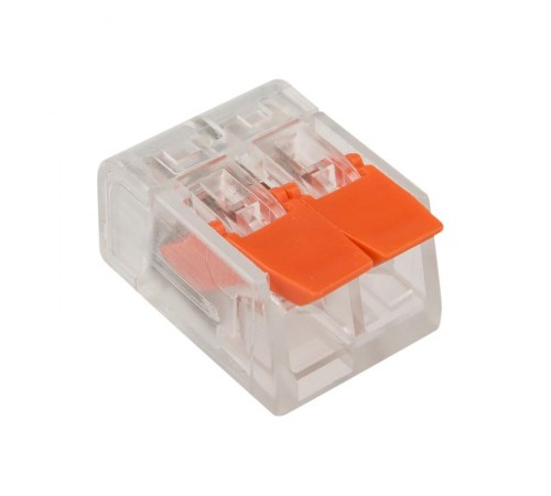 Универсальная компактная клемма СМК 221-412, 2-проводная до 4,0 мм (20 шт./уп.)  07-5202-20  REXANT