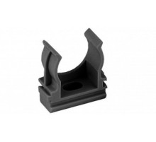 Крепеж-клипса для трубы 40мм (пластм.)черная  К01140Ч  Рувинил