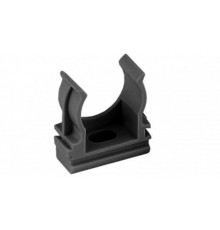 Крепеж-клипса для трубы 40мм (пластм.)черная  К01140Ч  Рувинил