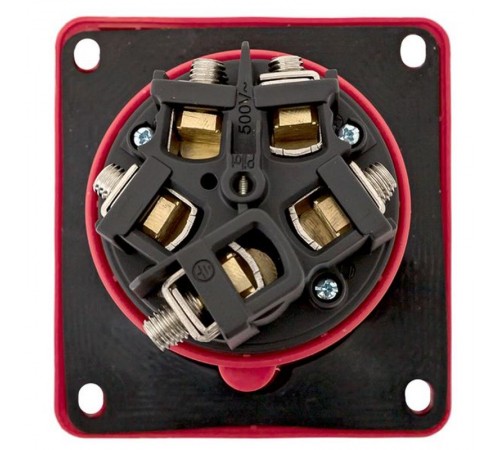 Розетка стационарная внутренняя угловая 4452 3Р+РЕ+N 125А 380В IP67 EKF PROxima  ps-4452-125-380  EKF