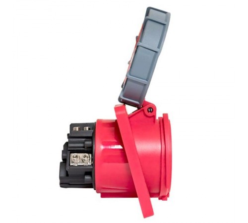 Розетка стационарная внутренняя угловая 4452 3Р+РЕ+N 125А 380В IP67 EKF PROxima  ps-4452-125-380  EKF