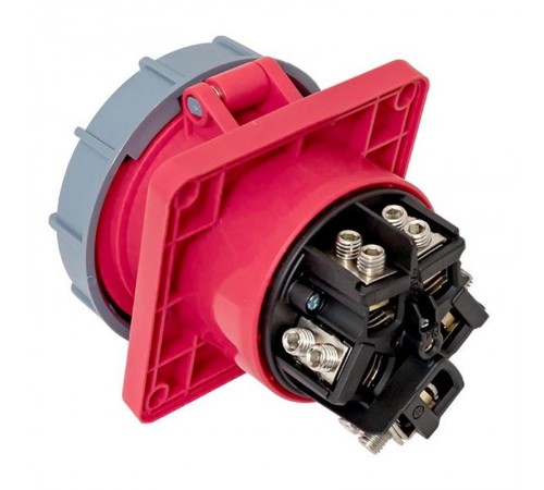 Розетка стационарная внутренняя угловая 4452 3Р+РЕ+N 125А 380В IP67 EKF PROxima  ps-4452-125-380  EKF