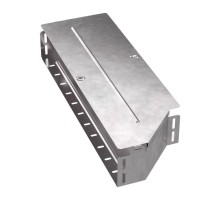 Переходник левый с крышкой Стандарт 600х500х100   PR16.0708  Промрукав