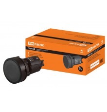 Кнопка SB7-EA21 d22мм 1з черная  SQ0746-0017  TDM