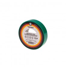 Изолента ПВХ профессиональная, 0.18х19 мм, 20 м, зеленая  KR-09-2803  Kranz