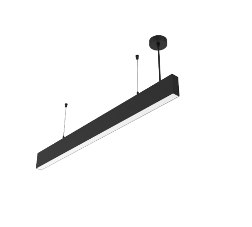 Светильник светодиодный  ДСО Angusta High 513x35x90мм подвесн 10 Вт 4000К IP40 RAL9005 черный муар опал  V1-R0-90538-30000-4001840  VARTON