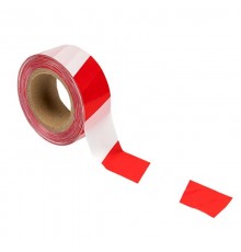 Лента оградительная ЛО "Красно-белая" 50х100 Basic  lo-50x100-bas  EKF