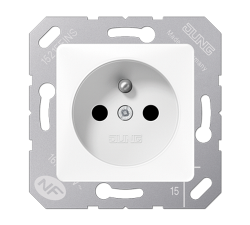 розетка франко-бельгийской системы 5120FBFKIWW Jung