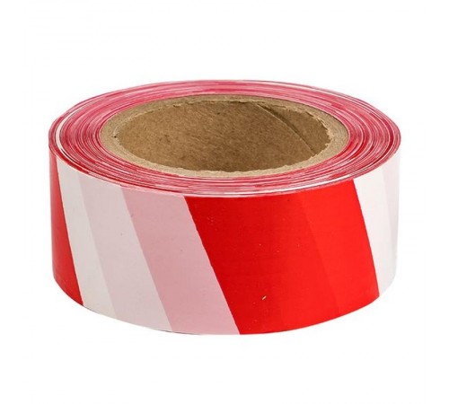 Лента оградительная ЛО "Красно-белая" 50х250 Basic  lo-50x250-bas  EKF