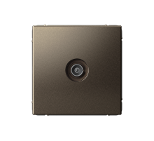 ArtGallery Мокко Розетка TV проходная 4DB, механизм  GAL000692  SE