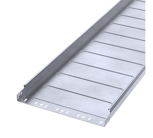 Лоток неперфорированный Профи INOX (AISI 316) 400х50x6000 (1,0 мм) (12 м/уп)  PR16.13692  Промрукав