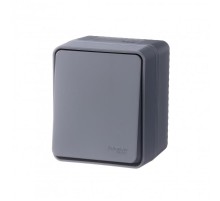 AtlasDesign Profi54 Антрацит О/У Переключатель 1-клавишный 10 АХ   ATN544061  SE