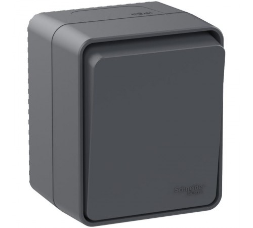 AtlasDesign Profi54 Антрацит О/У Переключатель 1-клавишный 10 АХ   ATN544061  SE