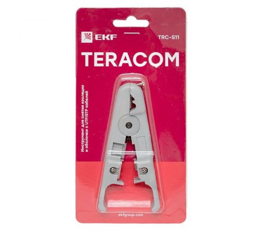 Инструмент для снятия изоляции и оболочки с UTP кабелей TERACOM TRC-S11  TRC-S11  EKF