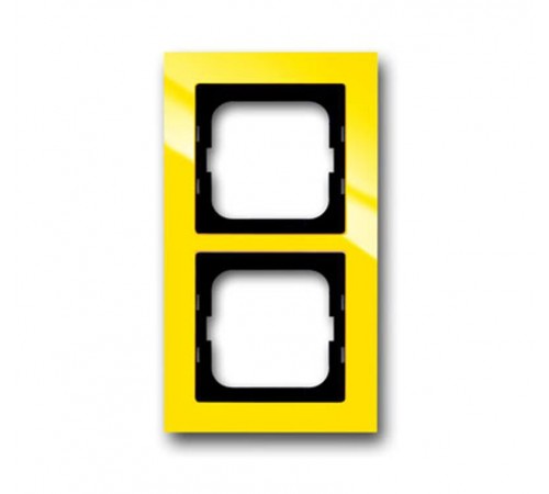 Рамка 2-постовая, серия axcent, цвет жёлтый  1754-0-4335   2CKA001754A4335  ABB