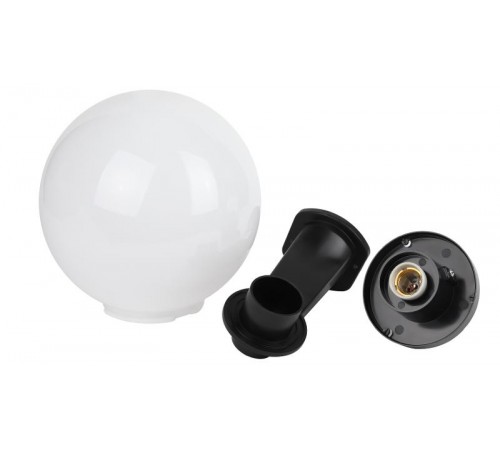 Светильник садово-парковый НБУ 01-60-251 , шар опал с настенным крепежом D=250 mm  Б0048075  ЭРА