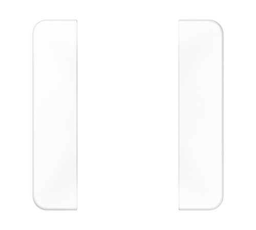 комплект накладок 1гр белый CD501TSAWW Jung