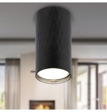 Светильник настенно-потолочный спот OL31 BK MR16 GU10 IP20 черный  Б0056374  ЭРА