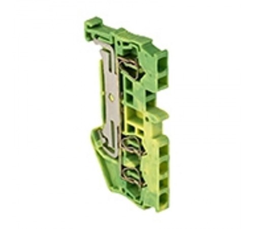 Колодка клеммная самозажимная JXB-ST-2.5 3 вывода земля EKF PROxima  plc-jxb-st-2.5-3-pen  EKF