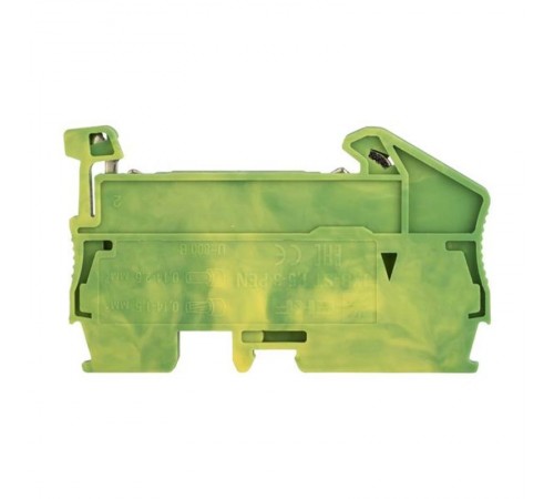 Колодка клеммная самозажимная JXB-ST-2.5 3 вывода земля EKF PROxima  plc-jxb-st-2.5-3-pen  EKF