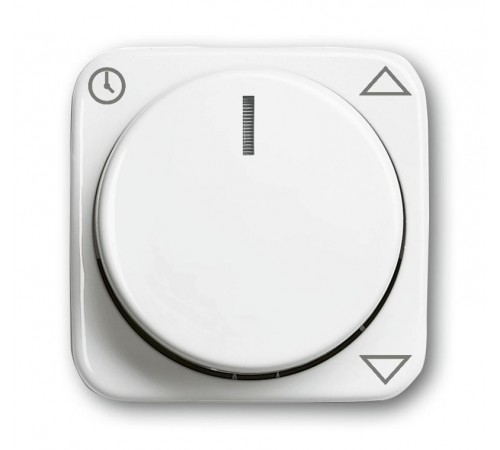 Плата центральная (накладка) для комфортного механизма жалюзи 6419 U, серия Reflex SI, альпийский белый  6430-0-0355   2CKA006430A0355  ABB