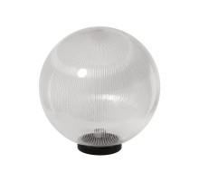 Светильник НТУ 03-100-405 шар d=400 мм IP54 (прозрач призма ПММА, основание плоское ПК 145, Е27)  SQ0330-0642  TDM