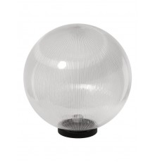 Светильник НТУ 03-100-405 шар d=400 мм IP54 (прозрач призма ПММА, основание плоское ПК 145, Е27)  SQ0330-0642  TDM