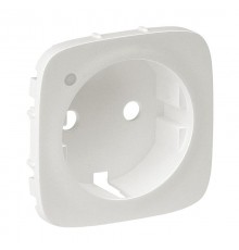 Valena ALLURE Жемчуг Накладка розетки с/з с подсветкой/индикацией  754859  Legrand