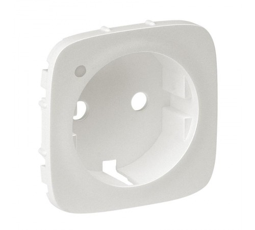 Valena ALLURE Жемчуг Накладка розетки с/з с подсветкой/индикацией  754859  Legrand