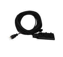 Удлинитель-шнур КГ 3х1.5, 30 м, 3 гнезда, морозостойкий, с/з, 16 А, 3500 Вт, IP44 (Сделано в России)  11-7076  REXANT